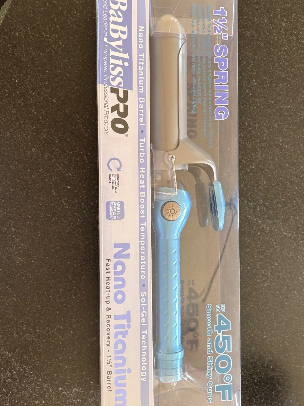 Brand New Babyliss 1 1/2” Nano Titanium Barrel